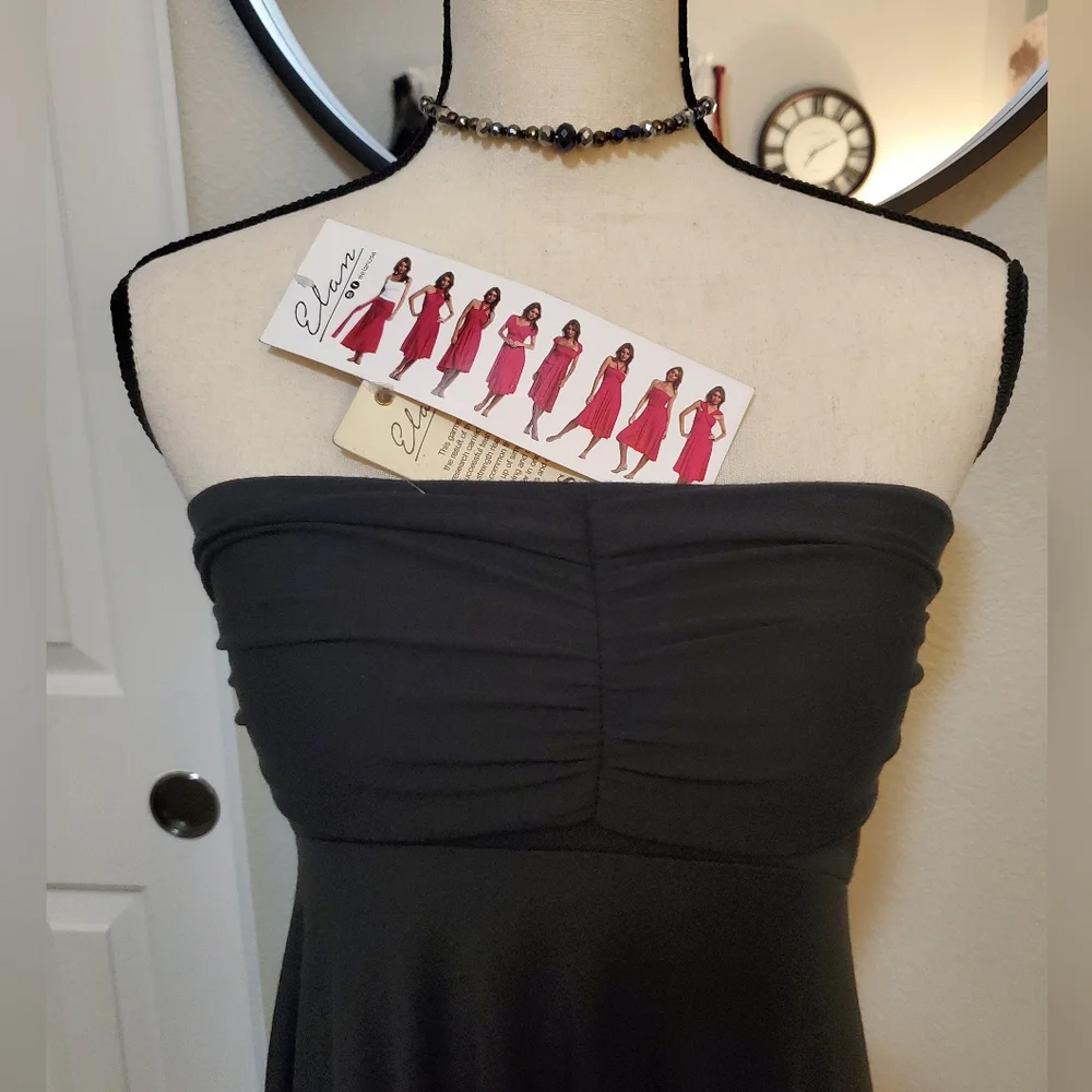 ELAN 8 WAY CONVERTABLE DRESS SIZE SMALL STRETCH KNIT NEW WITH TAGS! - Picture 7 of 10